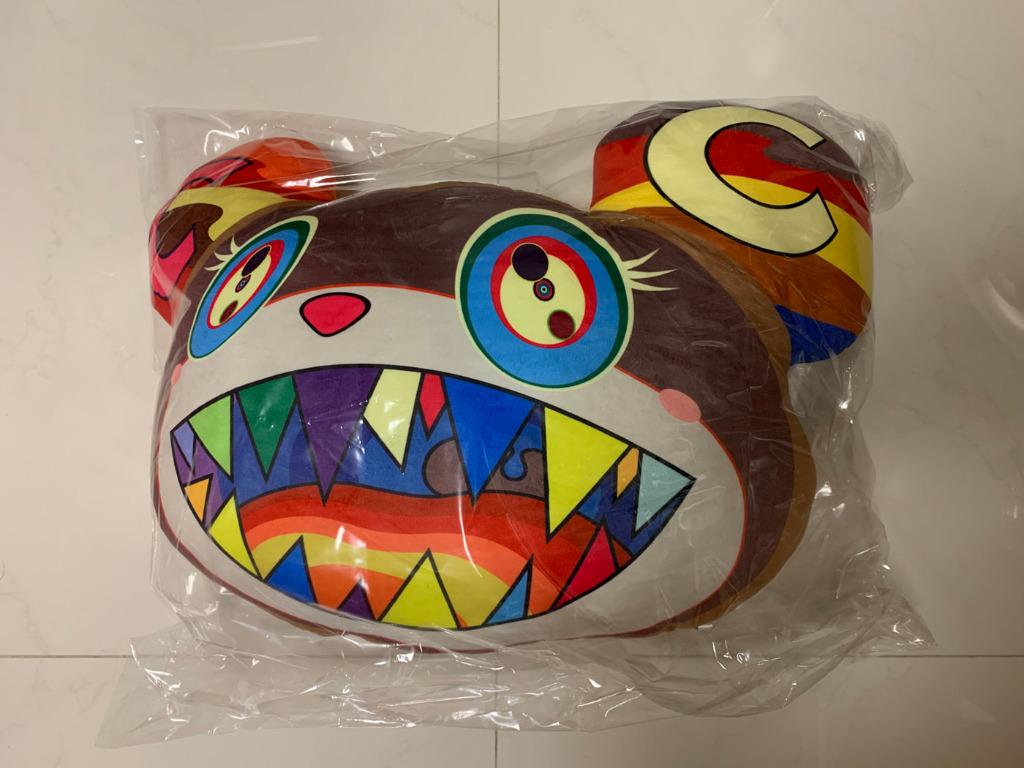 【待望★】 おしい ウルサベア 値下げ クッション 村上 Bear Ursa ブラウン クッション・座布団