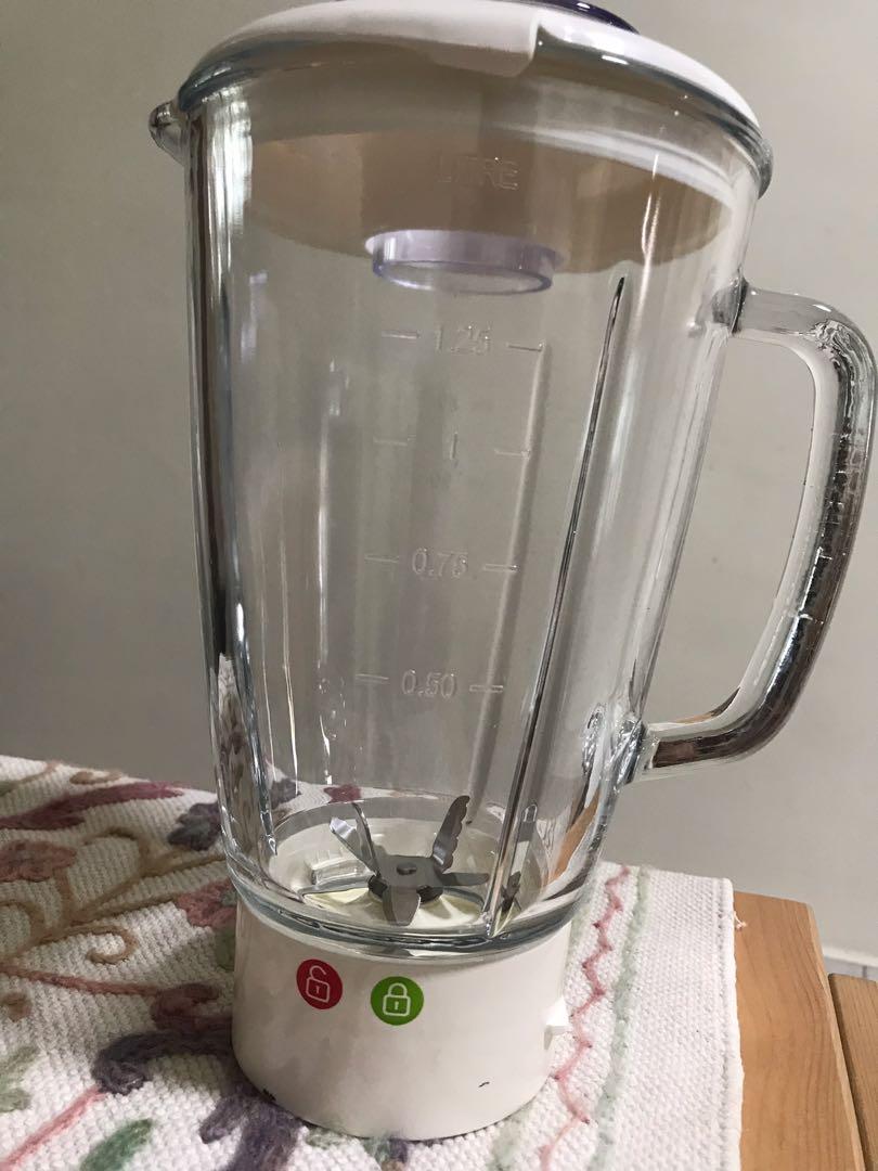 Tefal Blendforce Glass Jug ONLY (like new). BL3121AD 500watt, TV & Home Appliances, Kitchen