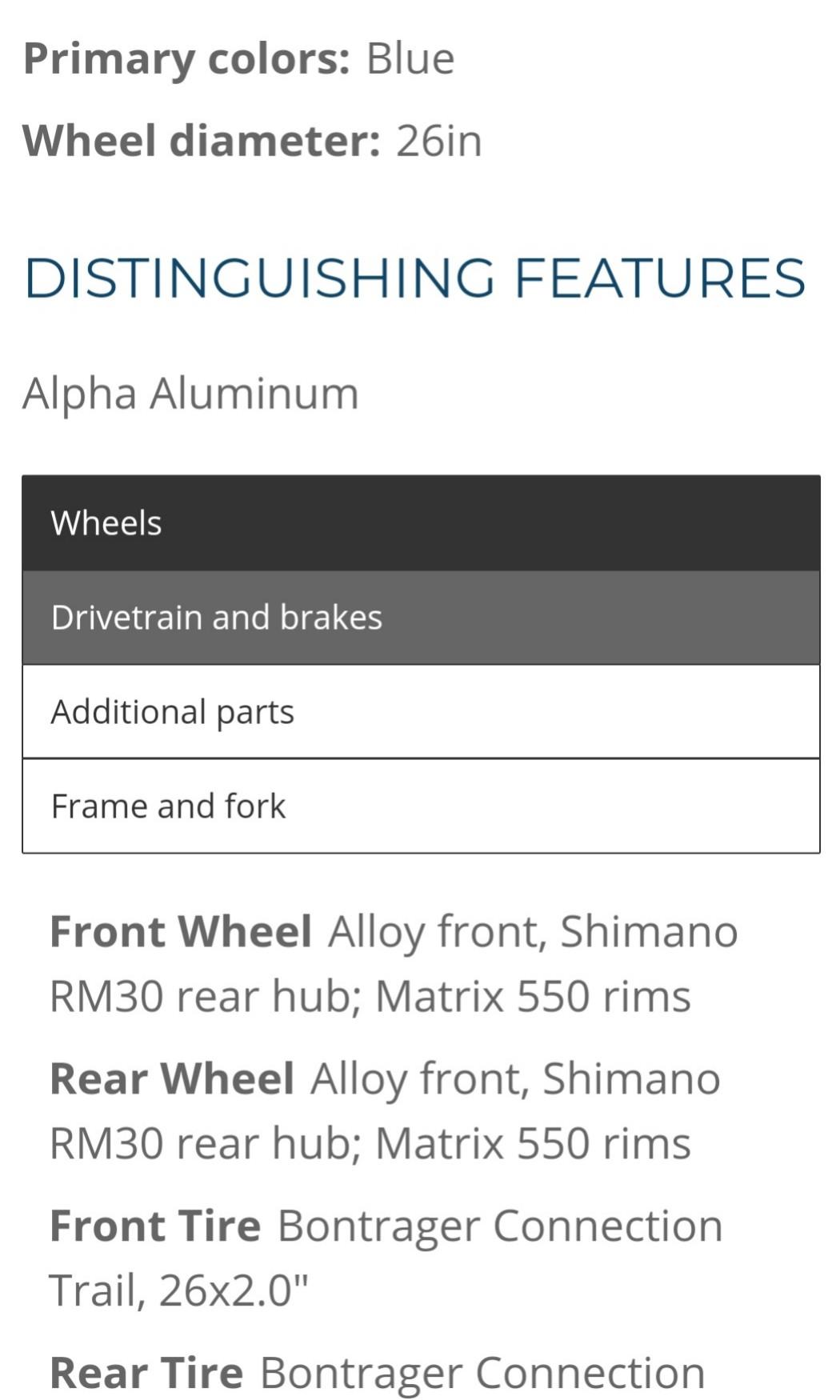 Trek 3900 online alpha aluminum