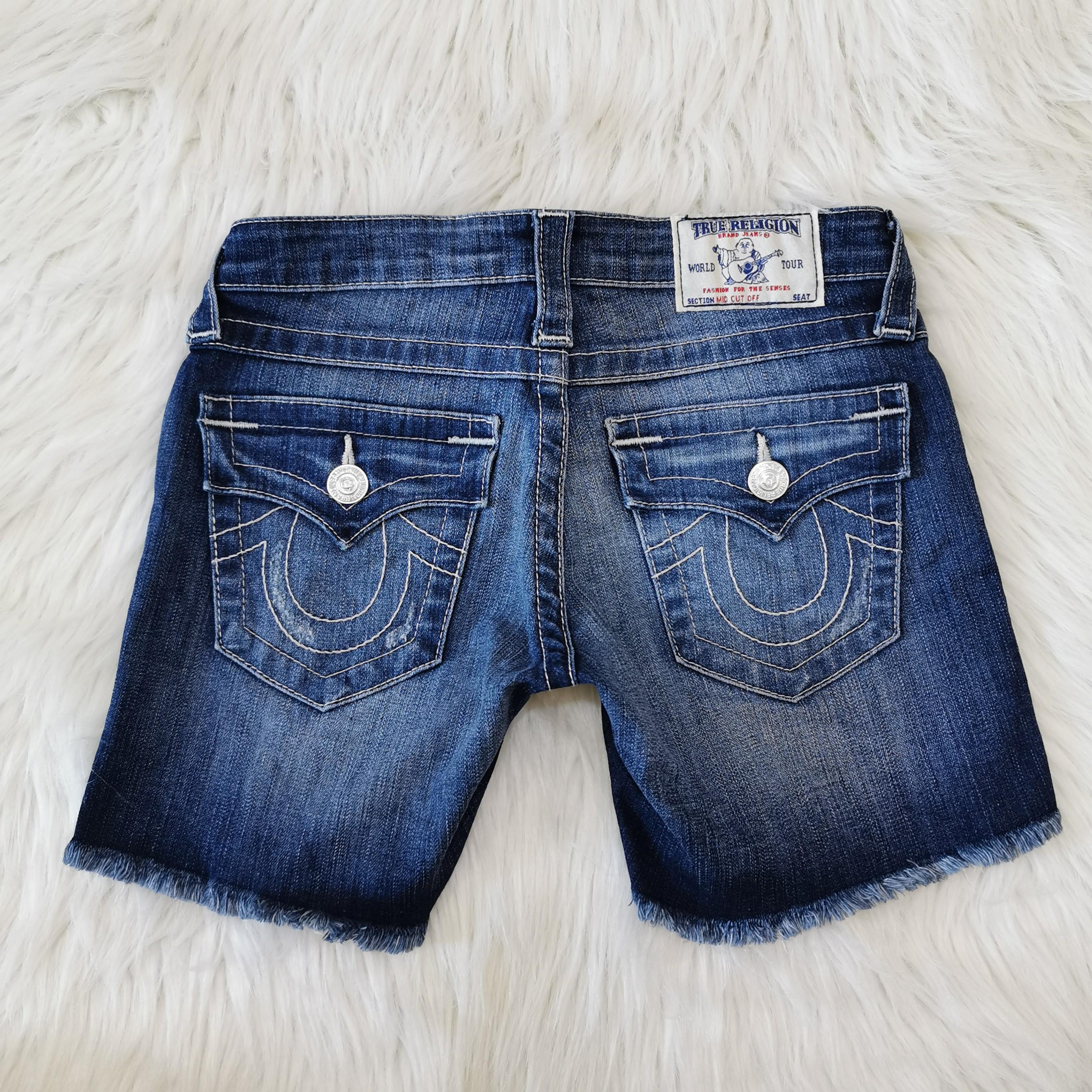 True religion sale ripped shorts