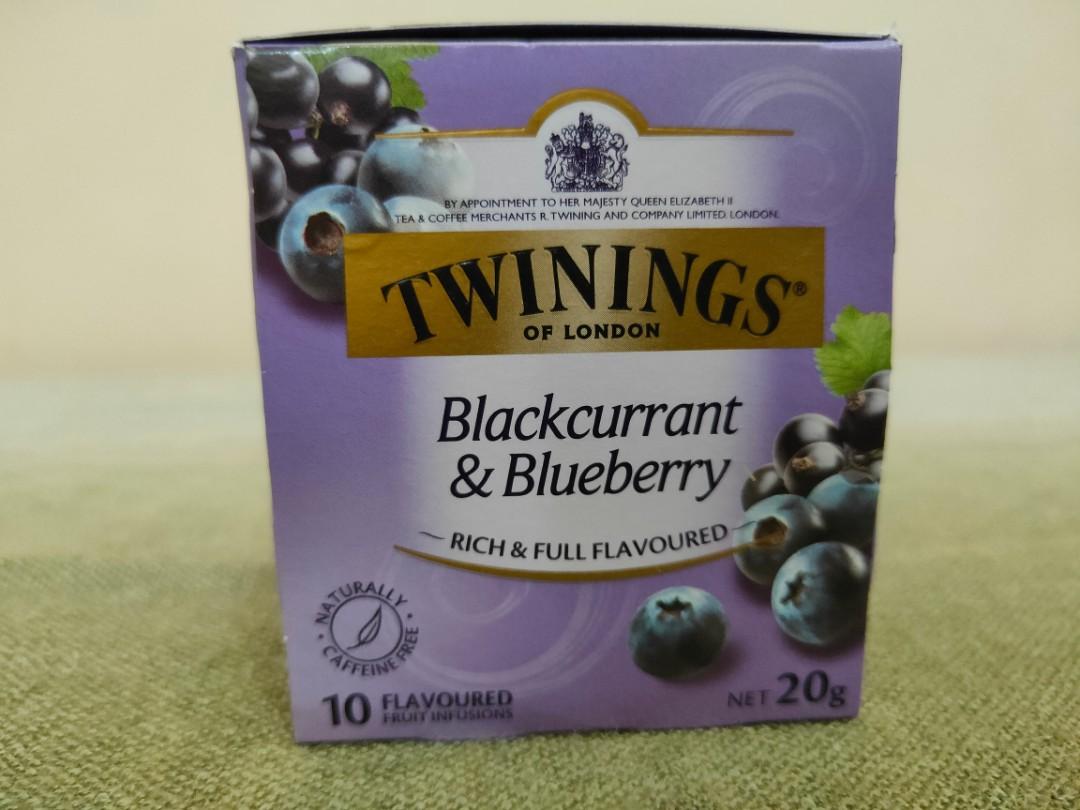 Twinings Blackcurrant Blueberry From Australia 10 Tea Bags Food Drinks Beverages On Carousell