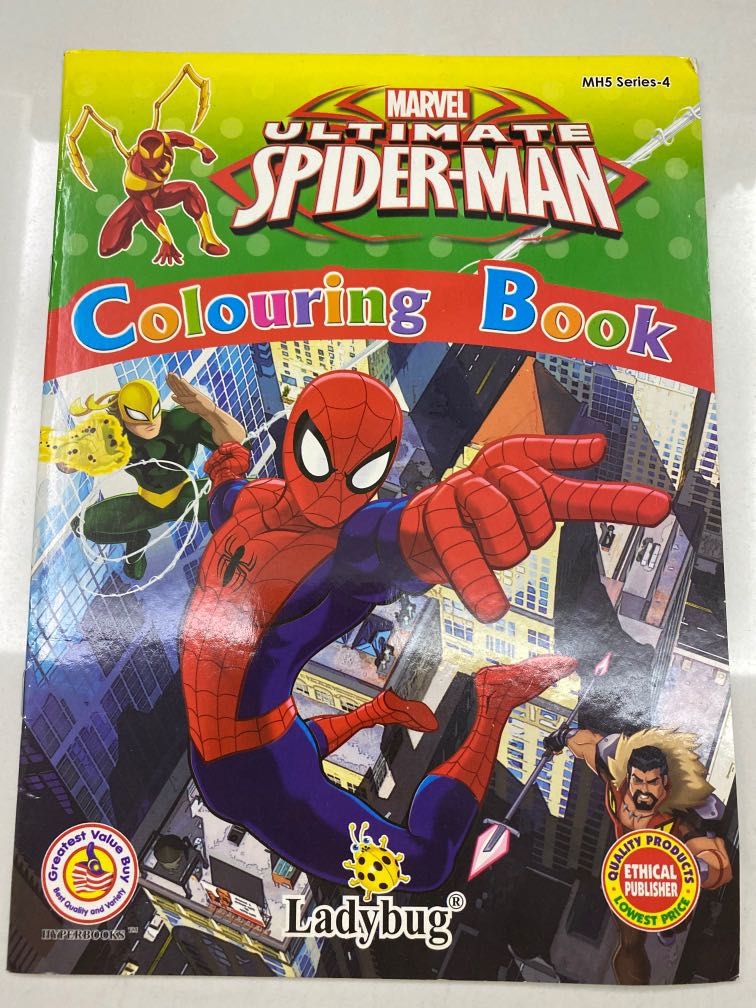Ultimate Spiderman - Colouring Book, Hobbies & Toys, Books & Magazines