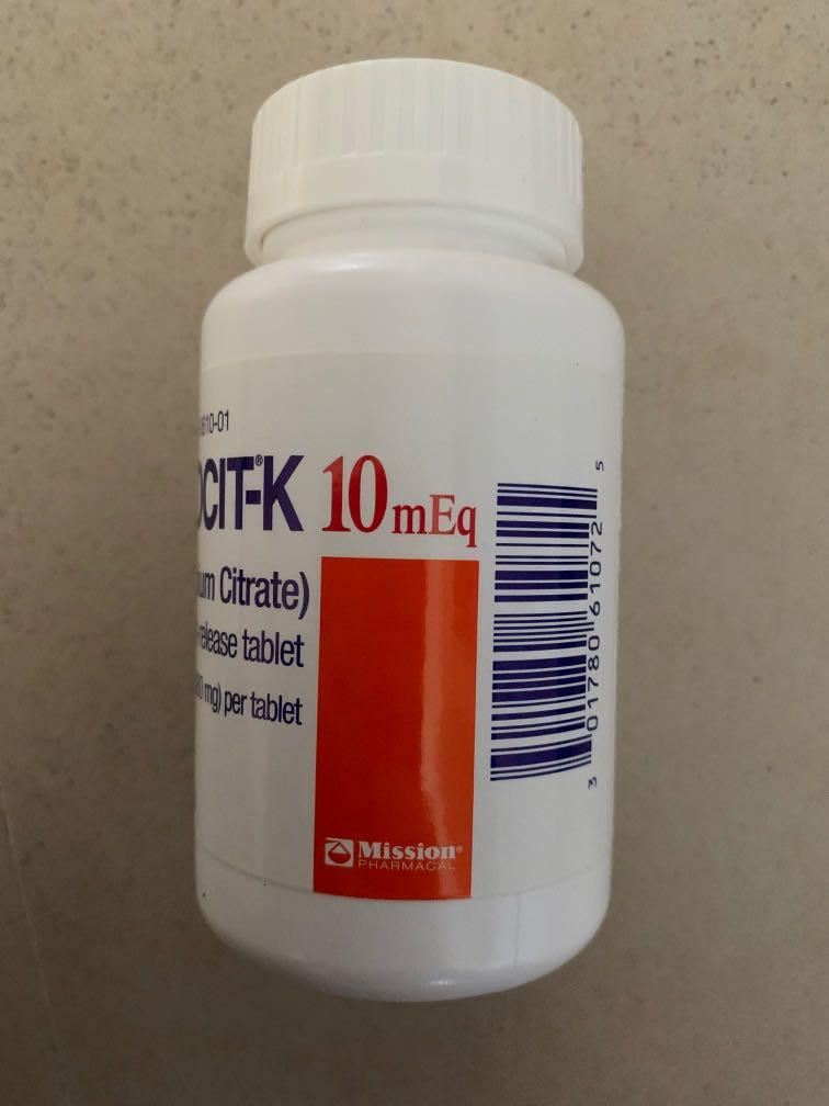 UrocitK (Potassium Citrate), Health & Nutrition, Health Supplements