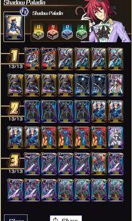 Vanguard zero shadow paladin deck