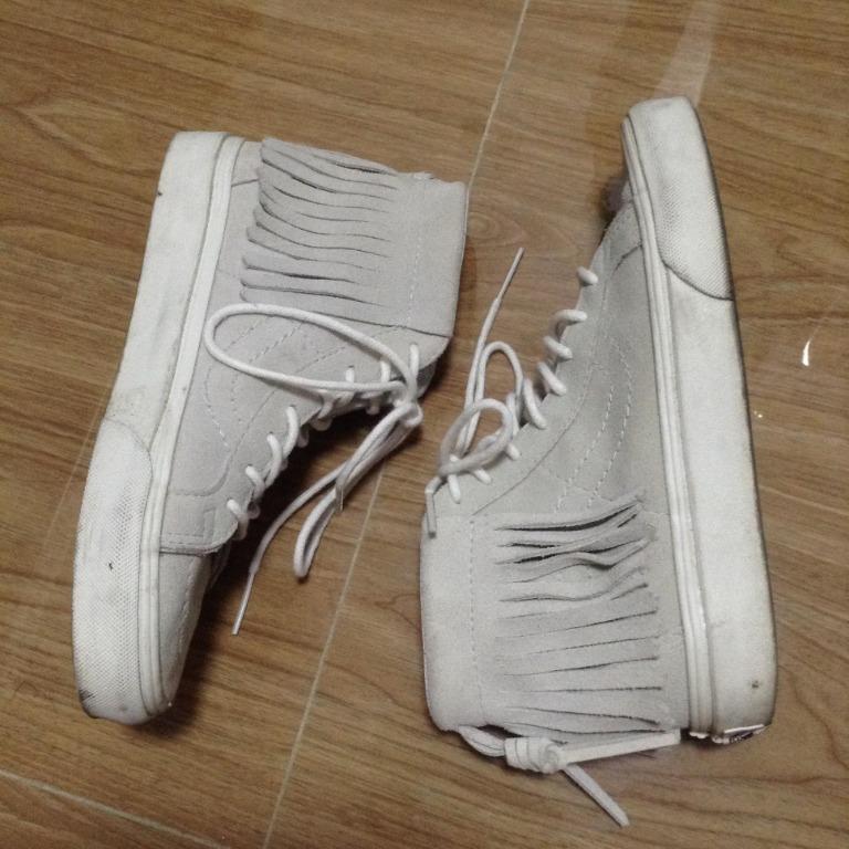 Vans fringe high tops on sale