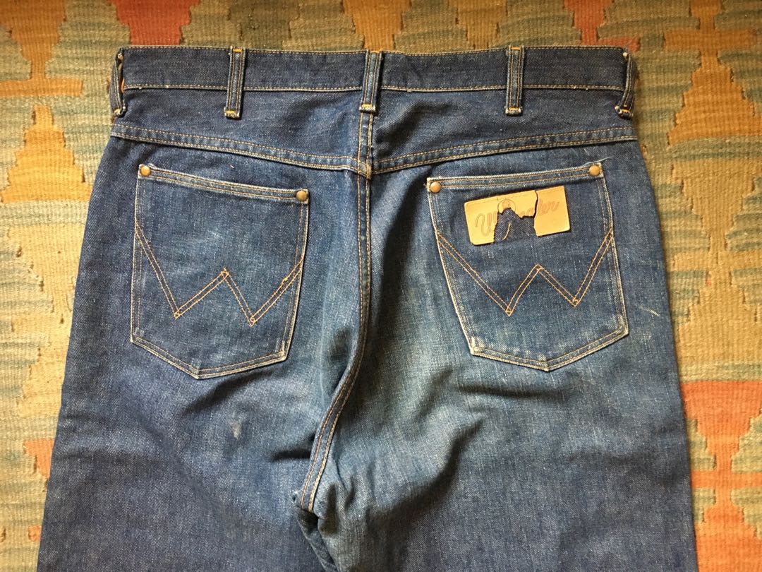 Vintage 60s Wrangler Blue Bell Denim Men s Fashion Bottoms