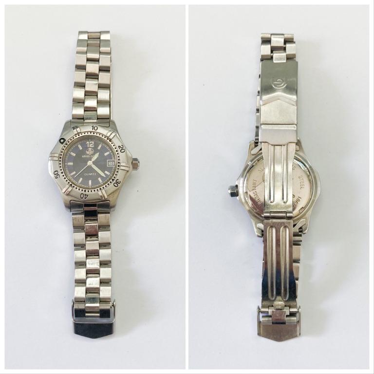 Vintage ARIES GOLD Sapphire Crystal Ladies Watch