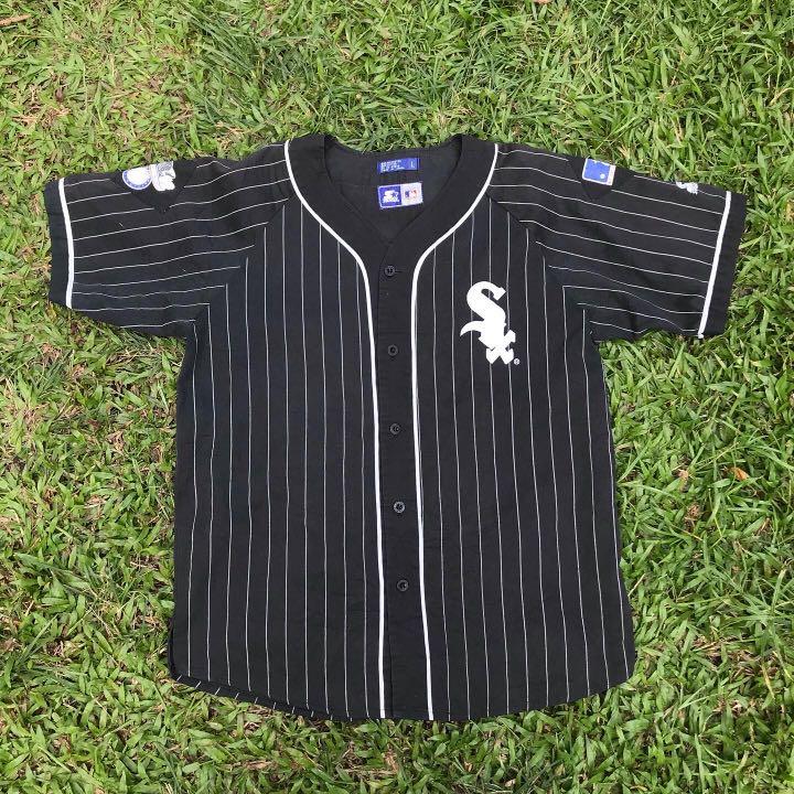 Starter sales pinstripe jersey