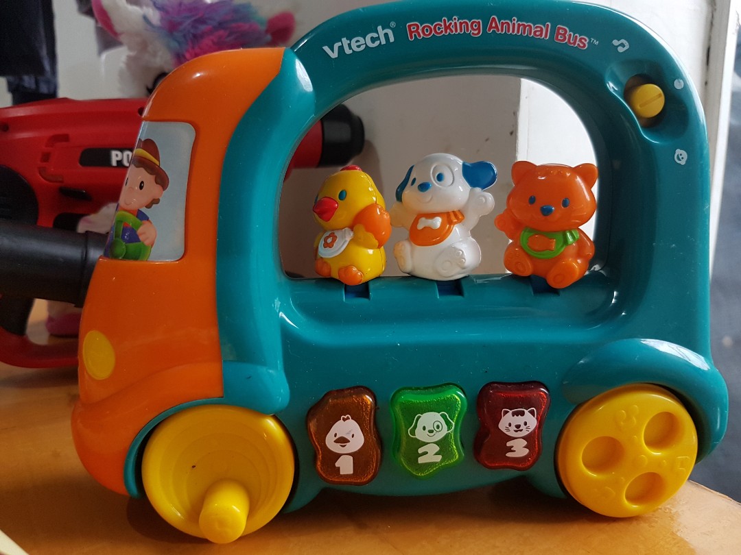 Vtech rocking animal bus top