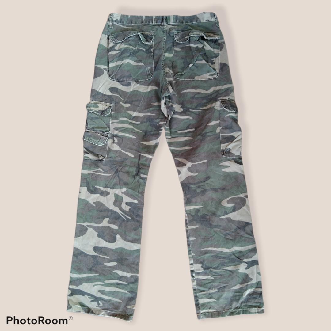 Wrangler camo cargo pants 6 pockets army military, Men's Fashion, Tops &  Sets, Formal Shirts on Carousell