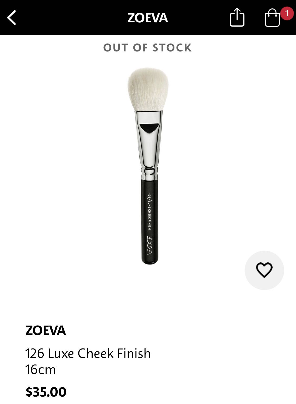 Zoeva Luxe Cheek Blush Brush, Beauty  Personal Care, Face, Makeup on  Carousell