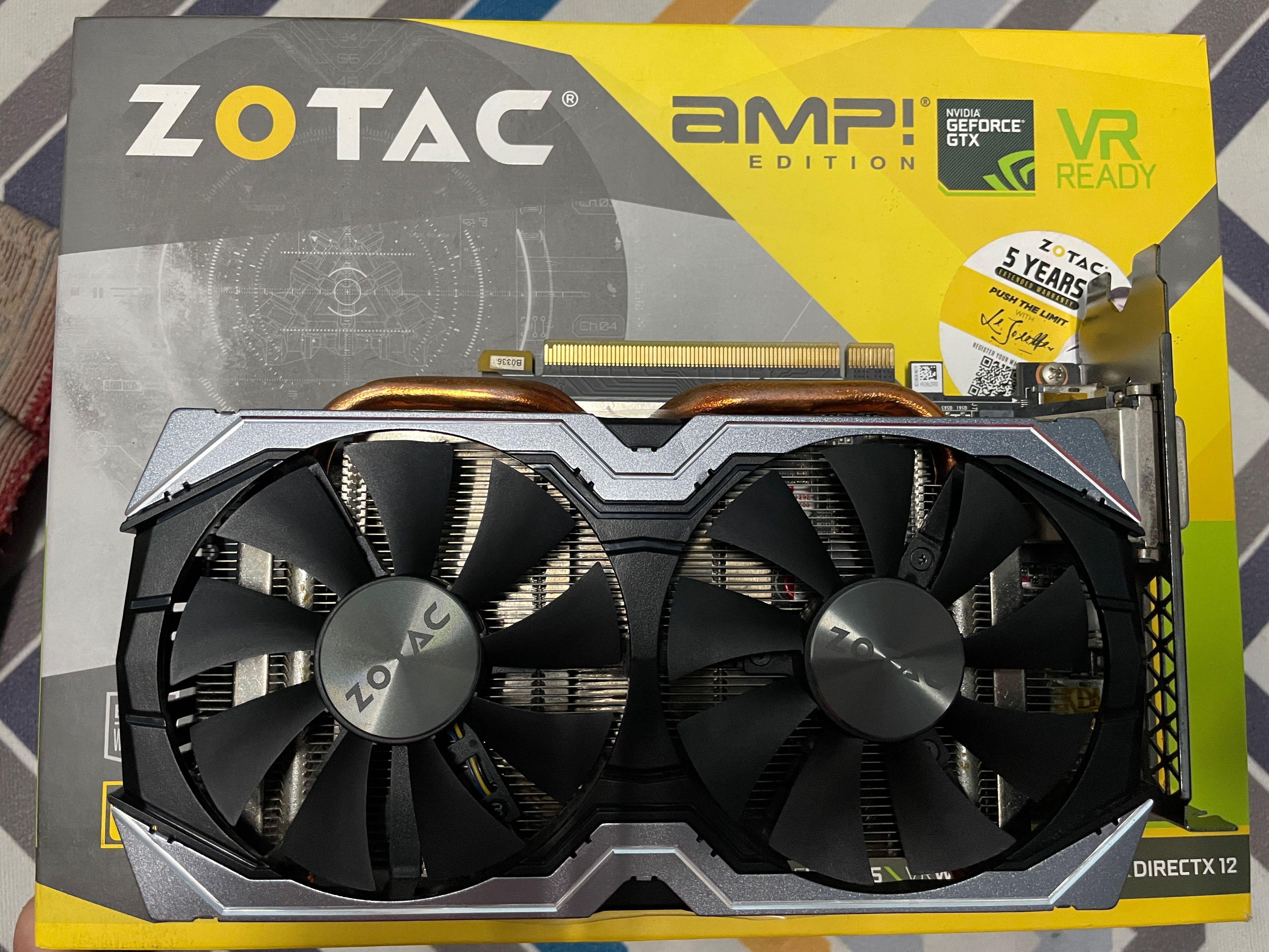 Zotac GTX 1060 6GB AMP Edition warranty till 2023