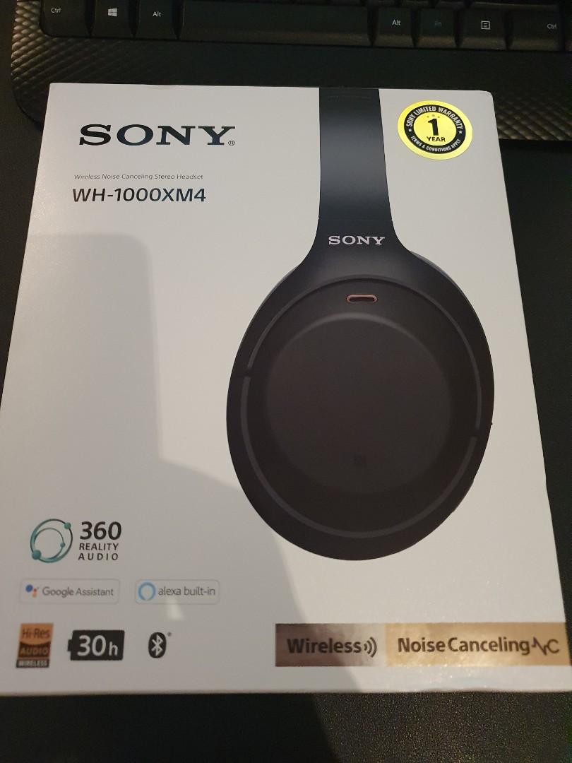 100 Genuine Sony WH 1000 XM4 Headphone ANC LATEST Audio Headphones Headsets on Carousell