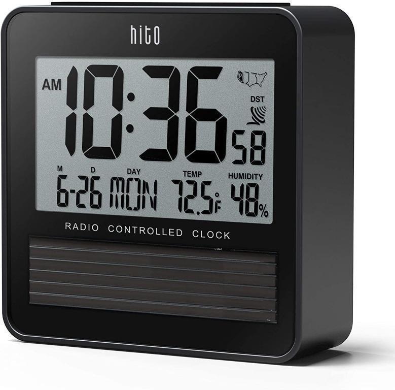 Houkiper Led Electric Digital Clock Alarm Clocks Bedside With 1224hours