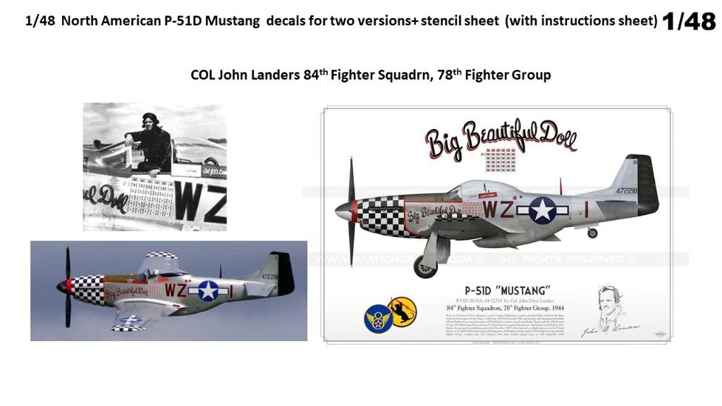 1/48 Boeing B29 Enola Gay, P51D Mustang, BF109 decals, Hobbies & Toys
