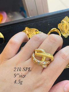 HOT 21k Saudi Gold Ring Price 21k Saudi Gold Wedding Ring