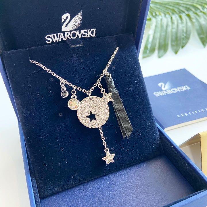 Swarovski crystal moon sale necklace