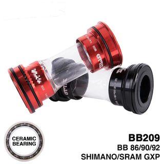 🆕! Ceramic Bearings BB92 BB90 BB86 MTB Road Press Fit Bottom Brackets GXP 22MM Shimano 24mm #Dcbikes ✴️ Red or Black ✴️