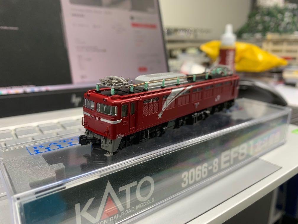 中古] Kato 3066-8 EF81·北斗星色, 興趣及遊戲, 玩具& 遊戲類- Carousell