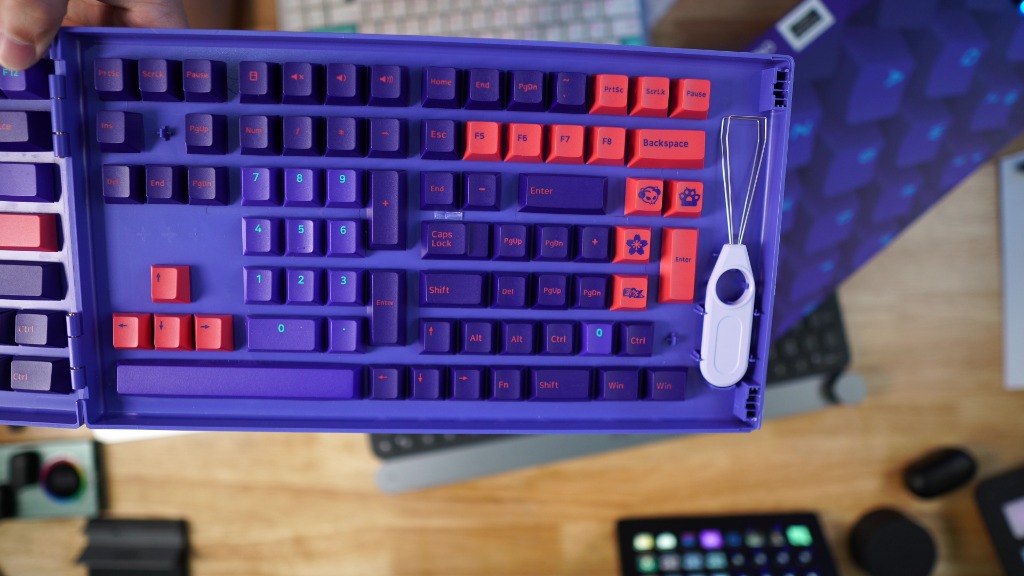 AKKO NEON - PBT Double shot Cherry profile keycaps, Computers & Tech ...