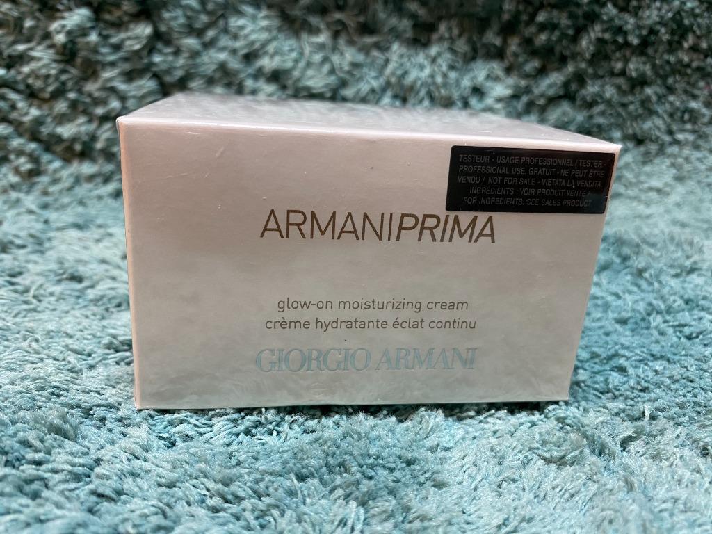 ARMANI PRIMA GLOW-ON MOISTURIZING CREAM 雪凝光亮肌保濕面霜50g, 美容＆化妝品, 健康及美容- 皮膚護理,  面部- 面部護理- Carousell