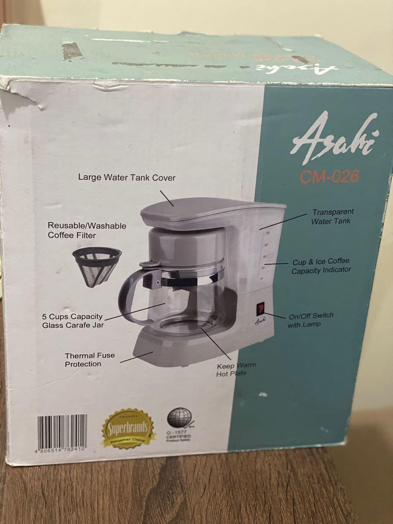 Asahi Coffee Maker CM026, TV & Home Appliances, Kitchen Appliances