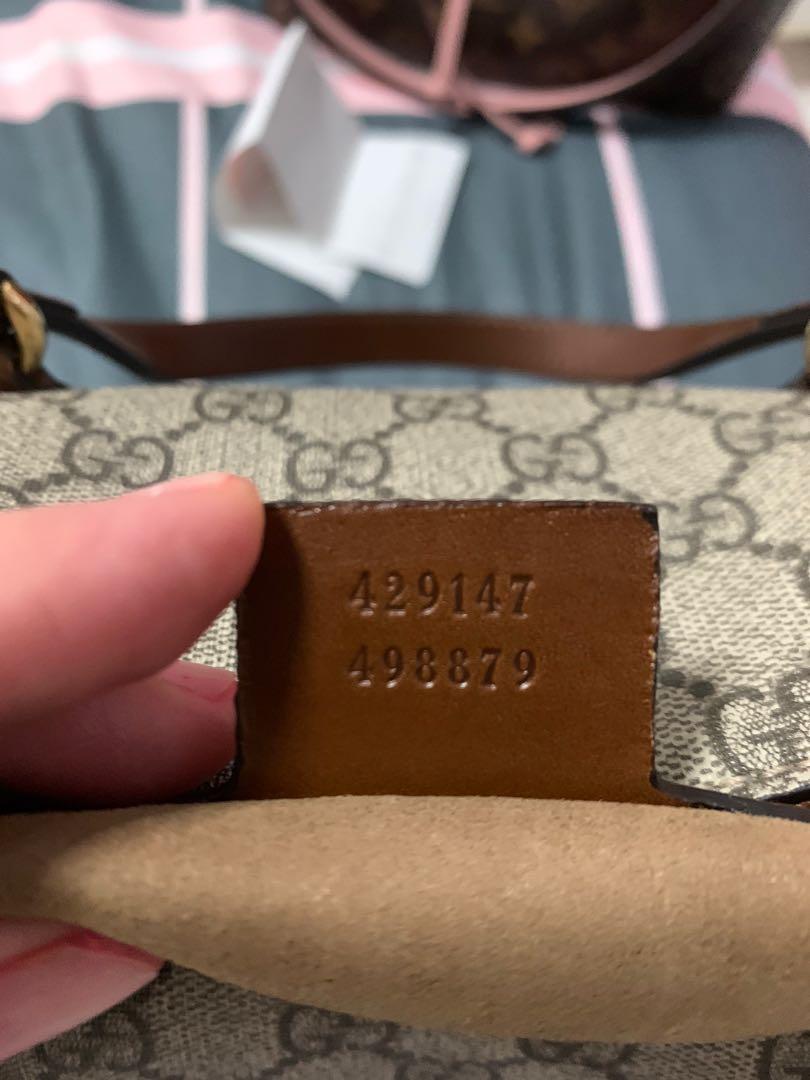 Real gucci cheap bag inside