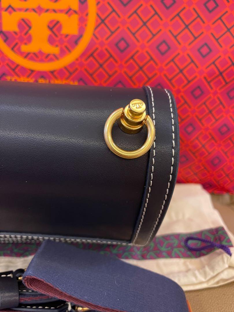 Authentic Tory Burch T monogram leather shoulder 80766 bag handbag, Women's  Fashion, Bags & Wallets, Purses & Pouches on Carousell
