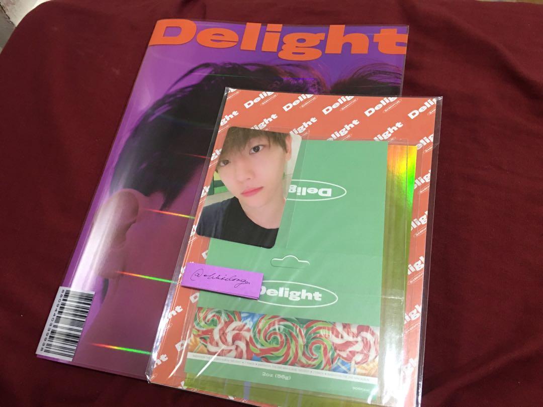 BAEKHYUN DELIGHT CINNAMON VERSION ALBUM / COMPLETE INCLUSIONS / EXO