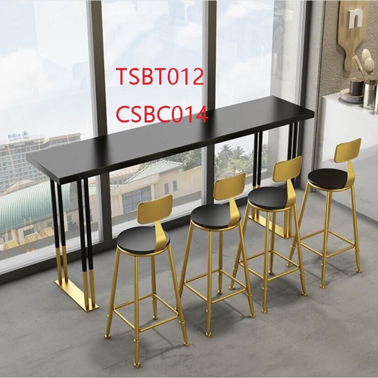 Bar 002 Solid wood high bar chair table various types, Furniture & Home