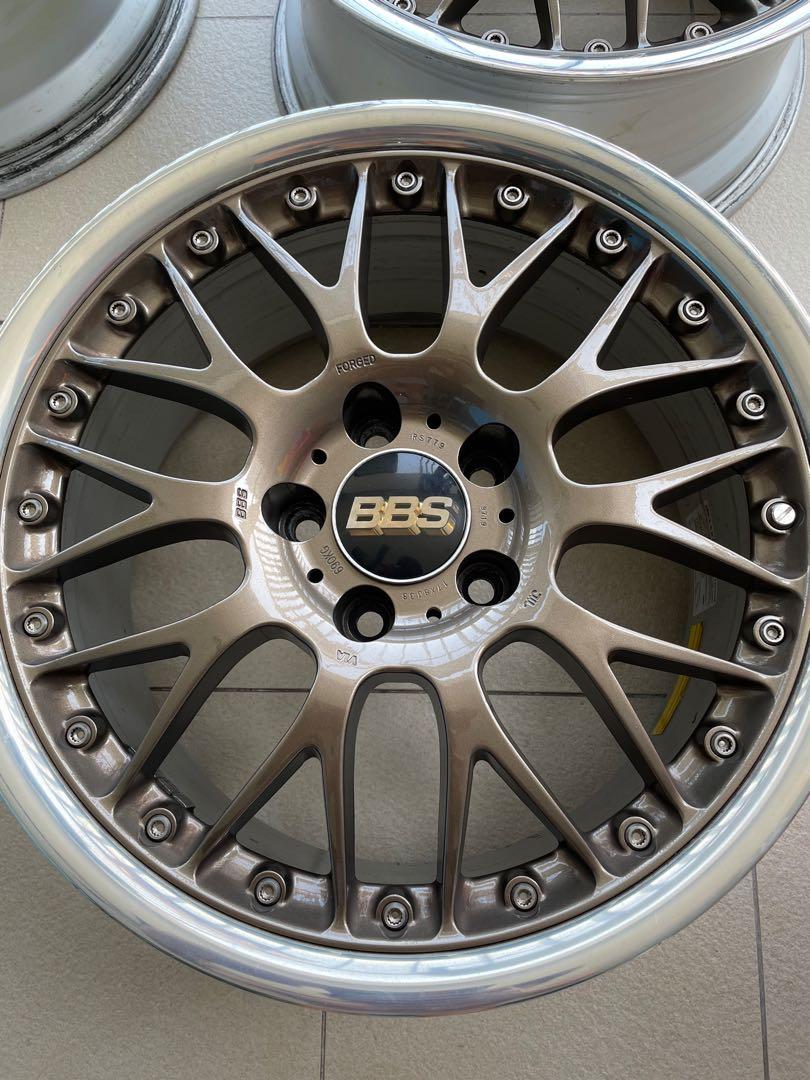 Original BBS RS779 forged RIMs 17” et38 (5x114.3) 8J (open to 