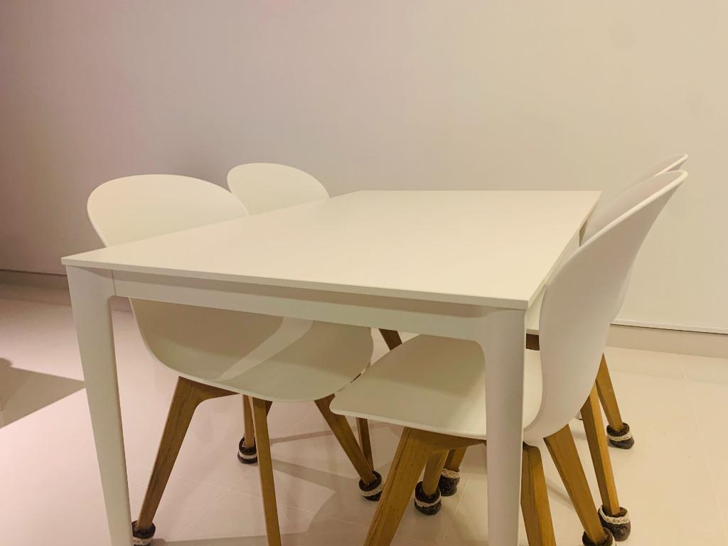 Masa dining BoConcept Torino 120x80cm, alb