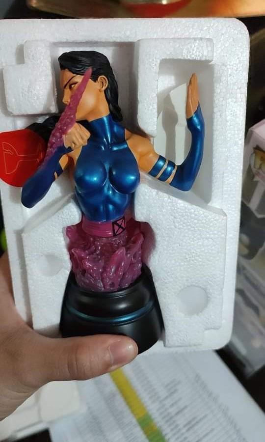 Bowen Psylocke Bust Statue (Category: Figurines & Statues) located in San Antonio. Submitted by ivpotion (Listing ID 1103249540, Image 2). Description: Bowen Bust Psylocke Mint condition in above average box Rare.