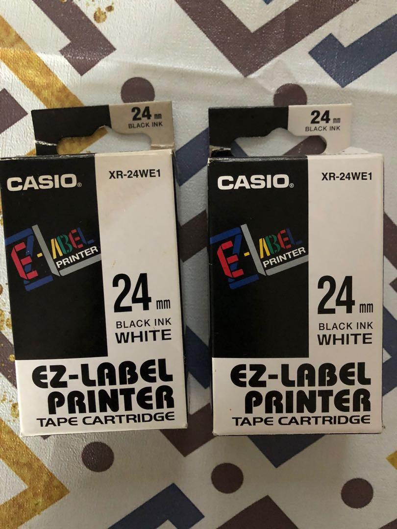 Casio E Label printer cartridge black ink, Computers & Tech, Printers ...