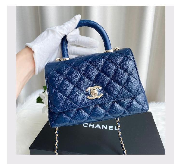 Chanel Coco Handle Women S Fashion Bags Wallets Shoulder Bags On Carousell