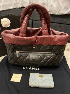 Chanel Reversible Leather Cocoon with free Chanel O Case