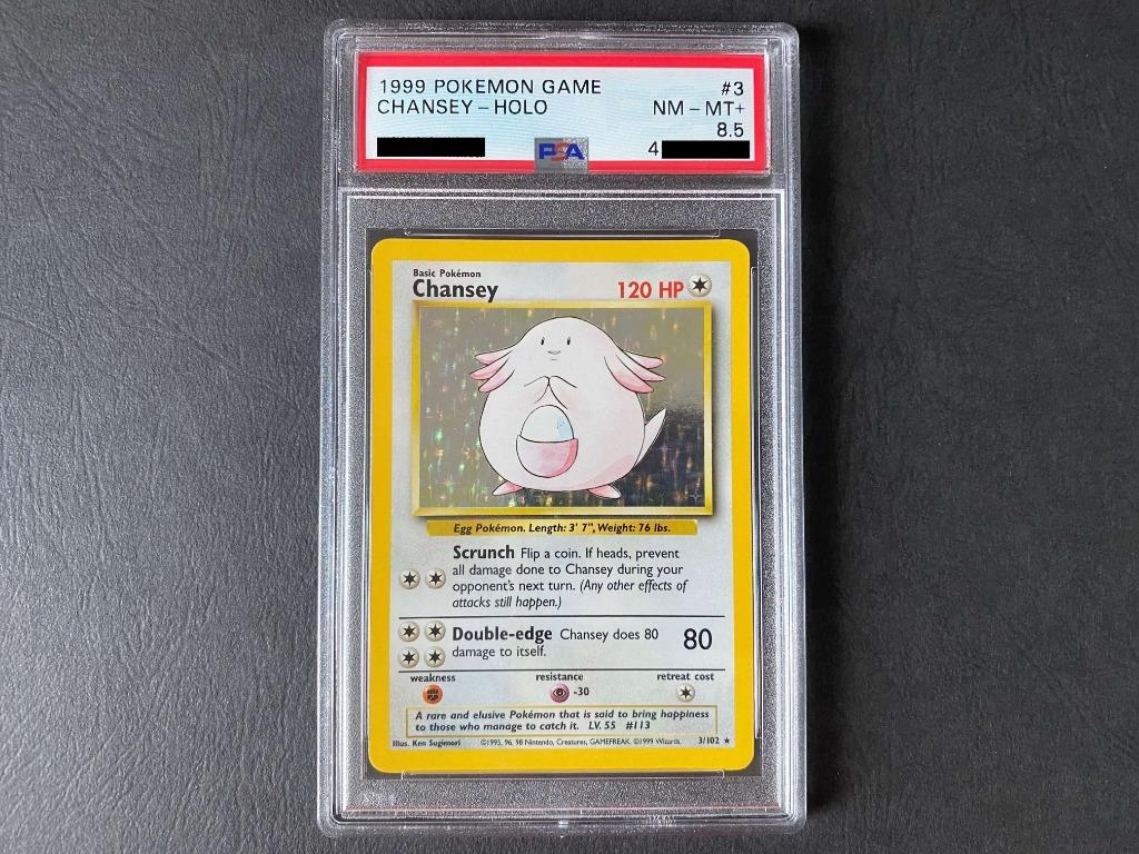 Chansey Lv55 Holo No.113 Vintage Old Back Japanes Pokemon Card