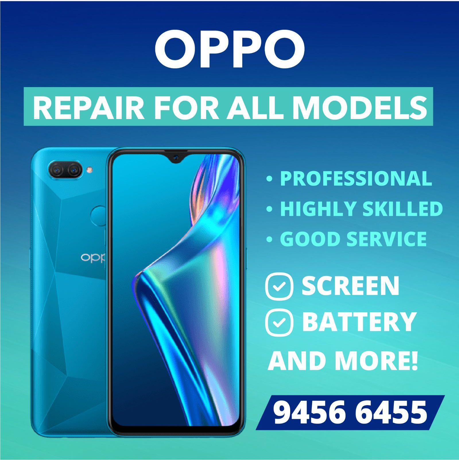 Oppo Reno 3 Pro Cracked LCD Display Screen Battery Can't On Logo