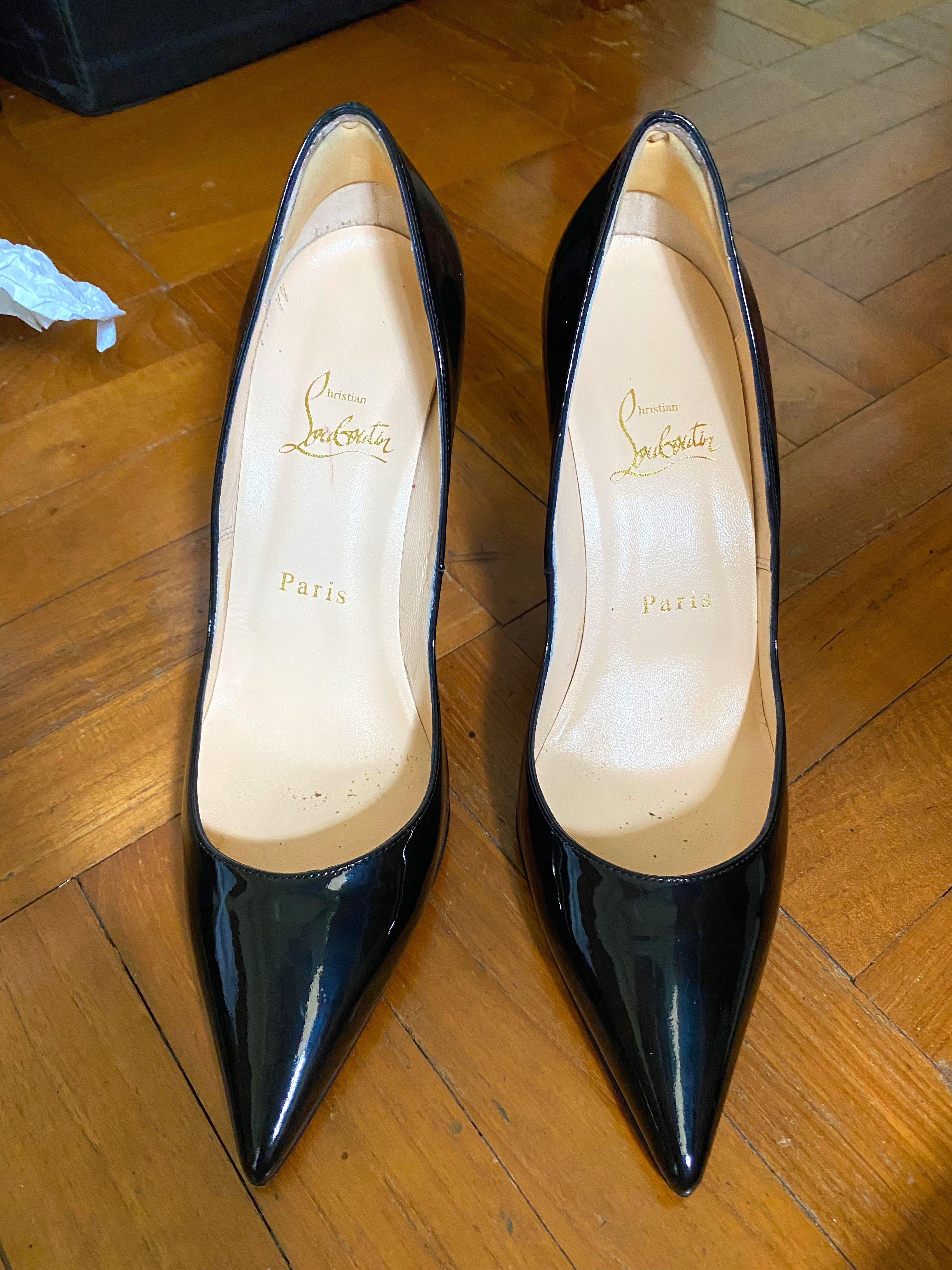 Christian Louboutin New Decoltissimo Patent Pumps Women S Fashion Footwear Heels On Carousell