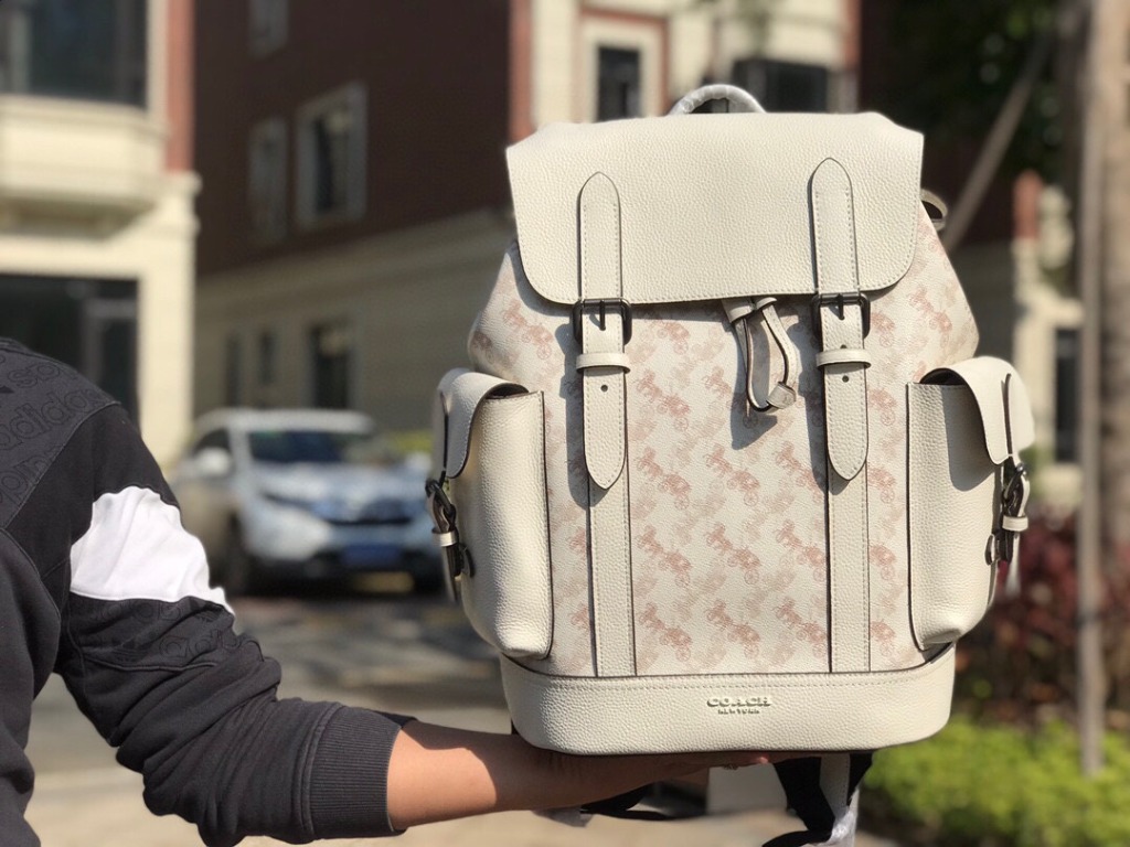 COACH HUDSON BACKPACK WITH HORSE AND CARRIAGE PRINT