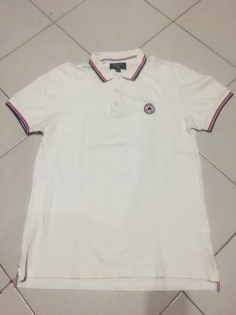 Polo on sale shirt converse