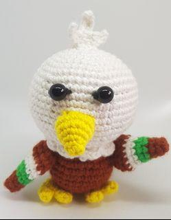 Crochet Eagle 10cm tall