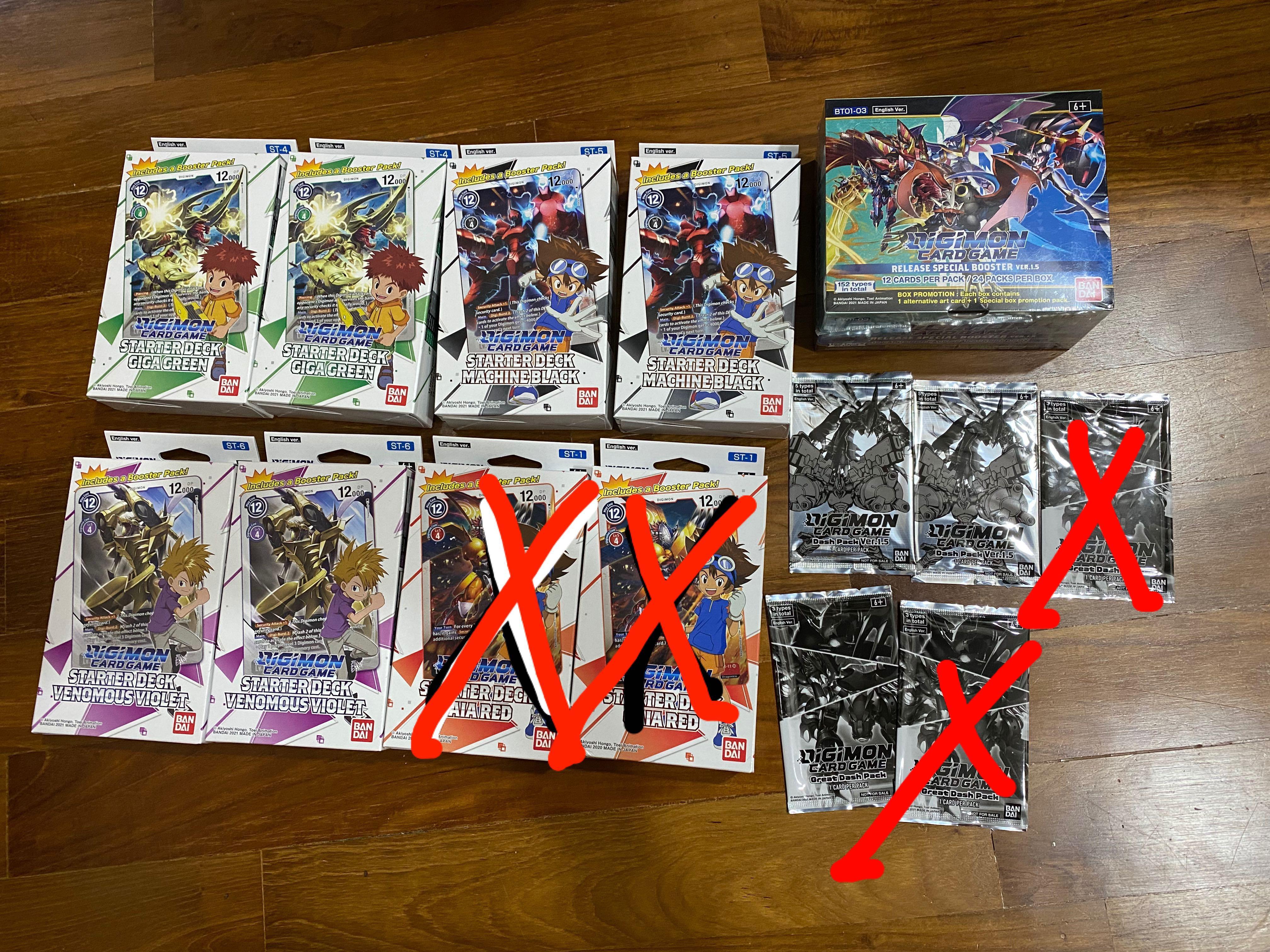 Digimon Trading Card Game, Starter, Hobbies & Toys, Toys & Games on  Carousell