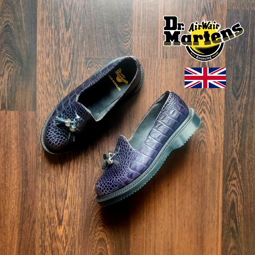 Dr. MARTENS ENGLAND Croc Skin TASSEL LOAFER Women s Fashion