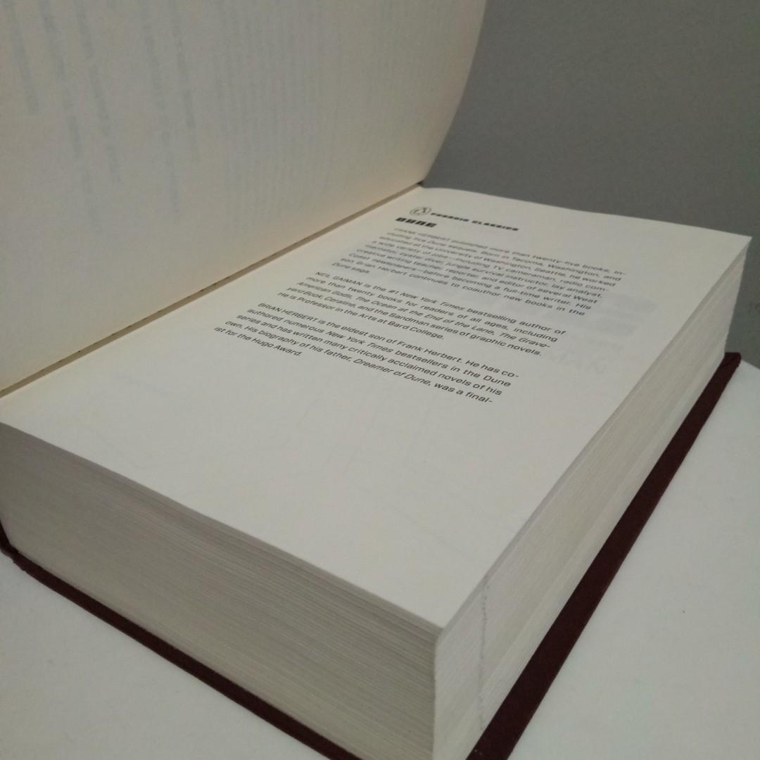 Dune (HB) by Frank Herbert Intro by Neil Gaiman, Hobbies & Toys, Books & Magazines, Fiction