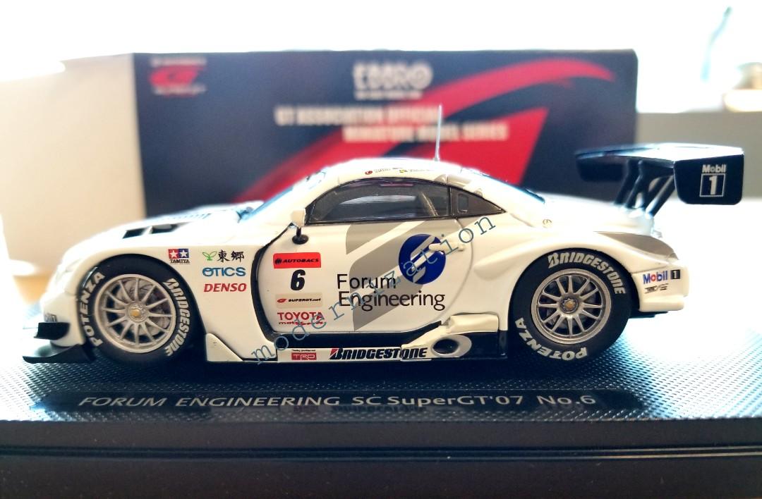 ▫1:43 Lexus SC430 GT500 2007 #6 (White) EBBRO 1/43 #43909