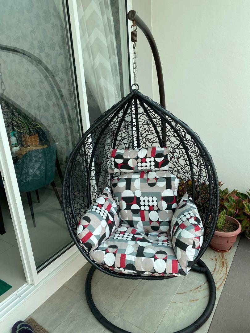 Ghazali swing chair deals with stand