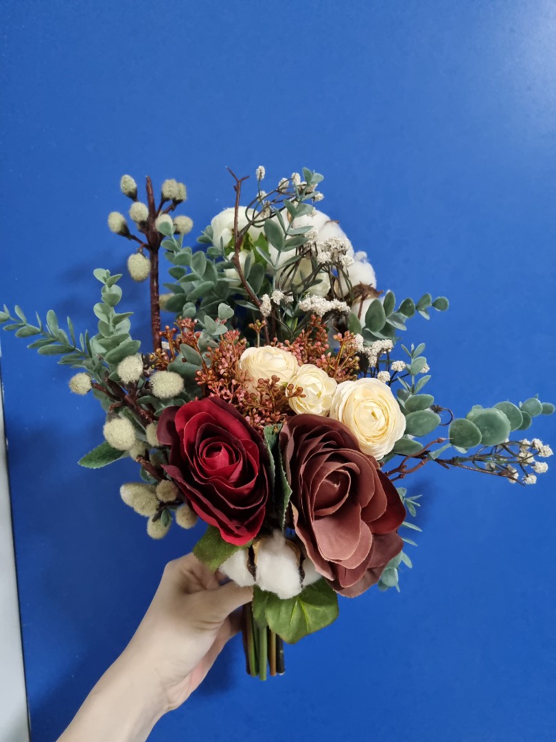 Faux flower bouquet, Hobbies & Toys, Stationery & Craft, Flowers