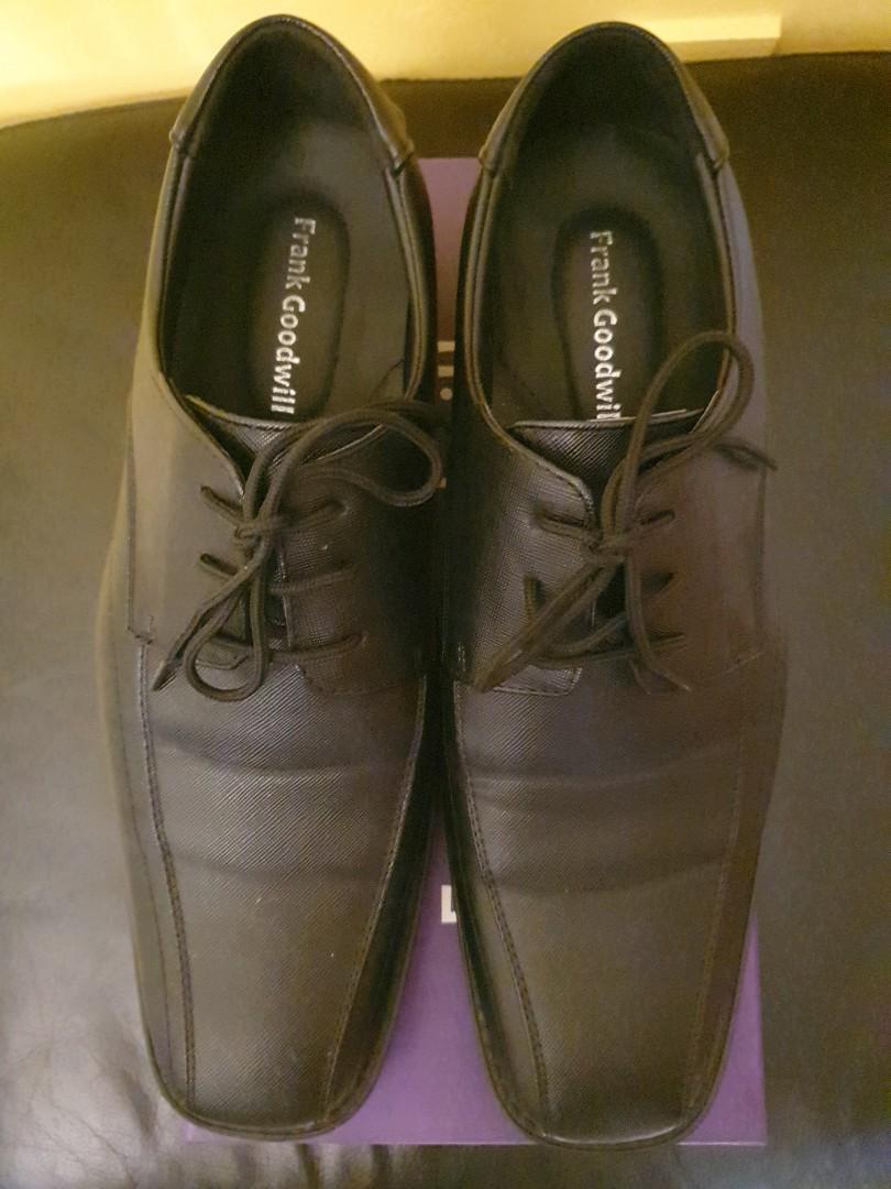 Black Business Shoes Frank Goodwill Men s Fashion Footwear Dress Shoes on Carousell
