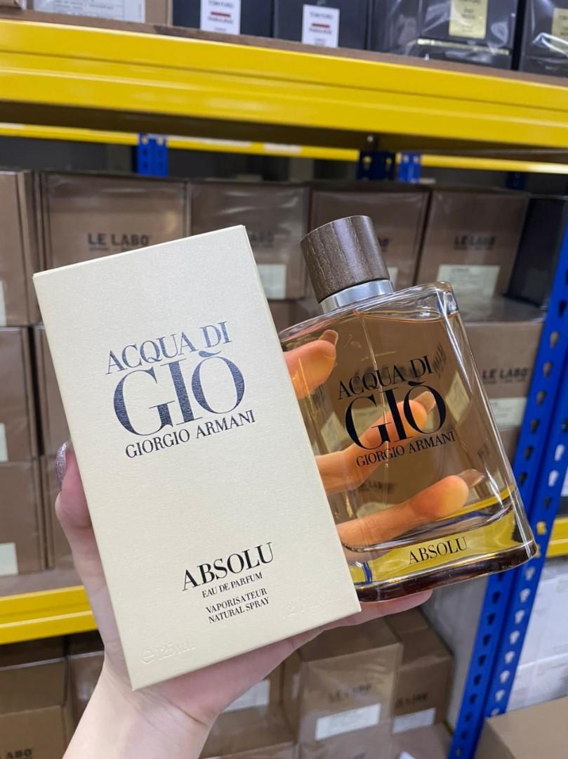 Giorgio Armani Acqua Di Gio Absolu Edp 125ml Health Beauty Perfumes Nail Care Others On Carousell